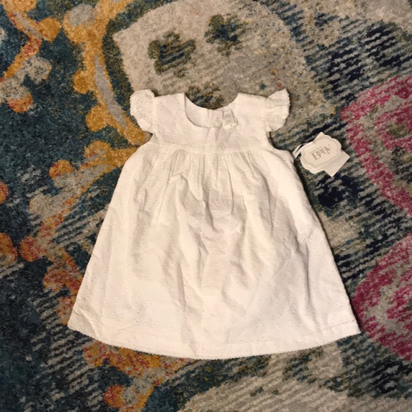 NWT White Eyelet Nordstrom Baby Dress w/ Bloomers - Picture 2 of 8